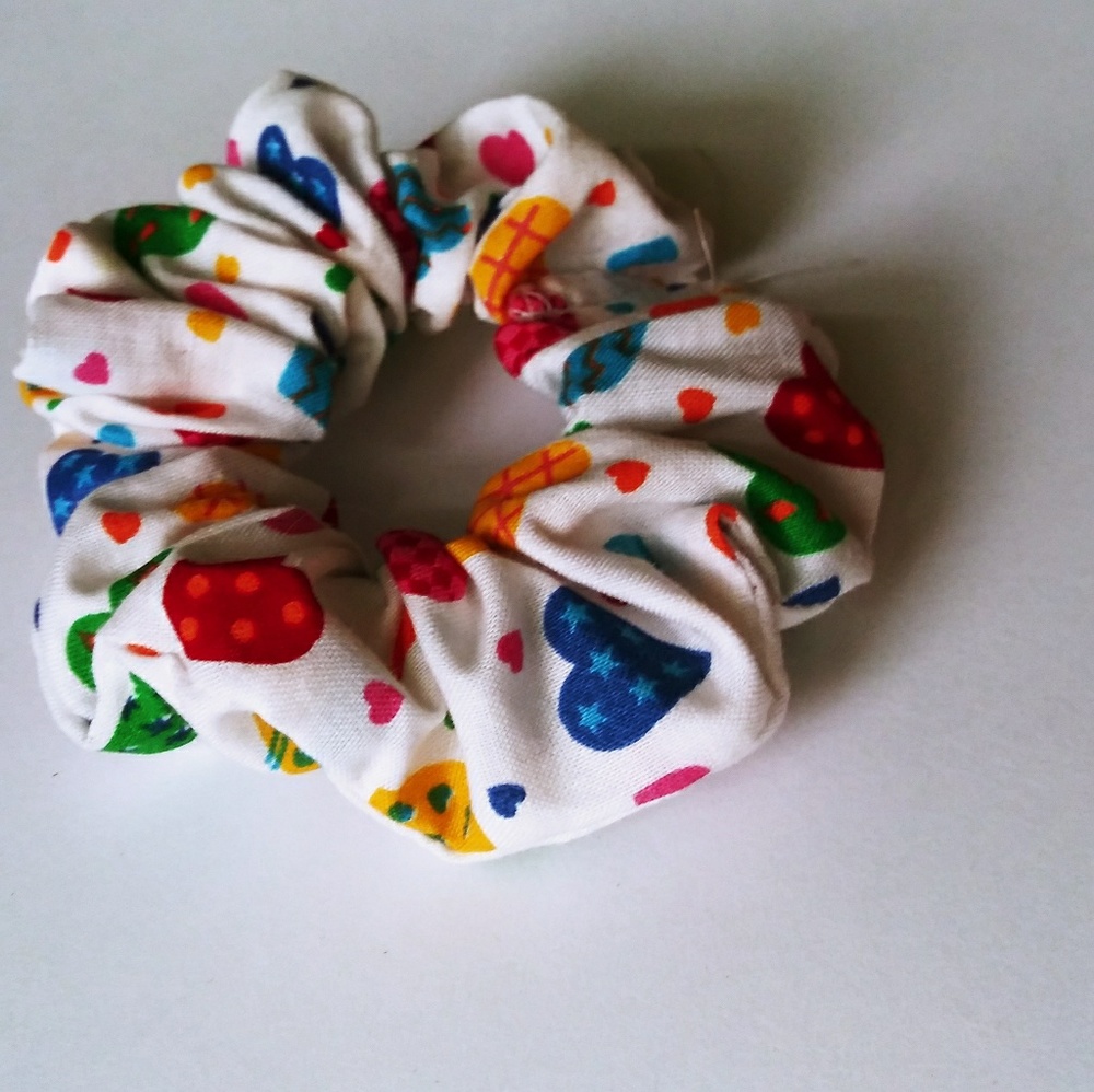 Happy Heart Scrunchie